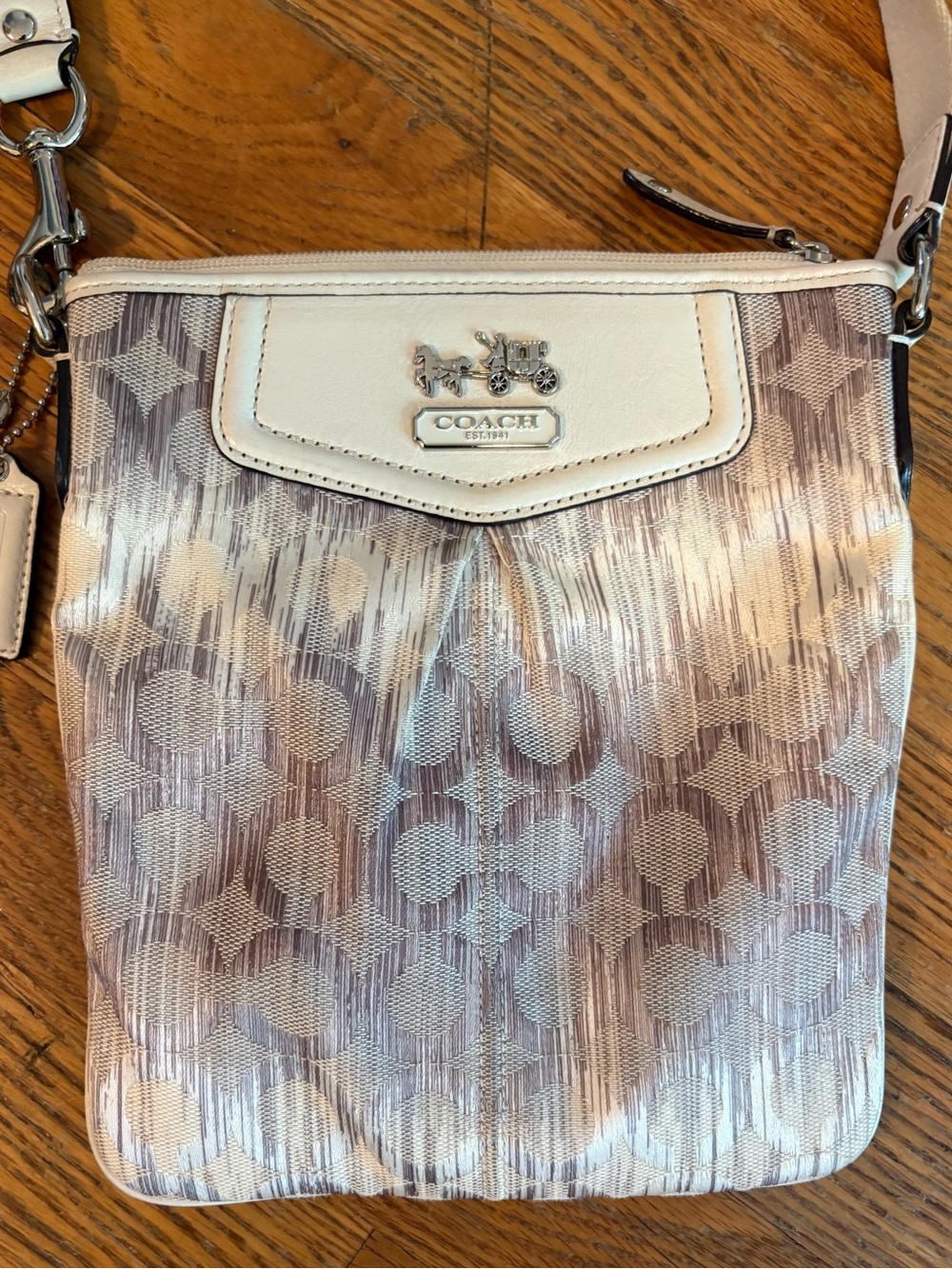Coach Madison Op Art - Metallic Signature Crossbody